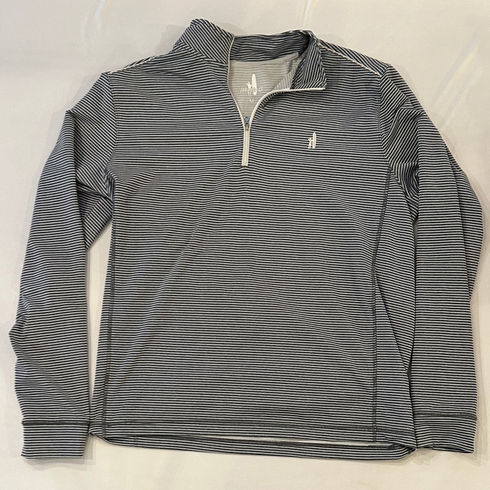 Johnnie-O Striped Quarter-Zip Pullover